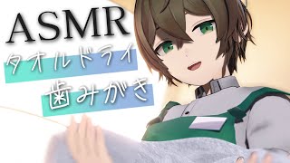 【3D ASMR】Drying Hair & Brushing Teeth Relaxing Japanese/whisper】
