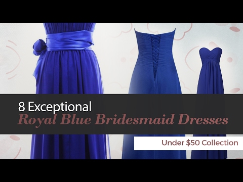 blue bridesmaid dresses long