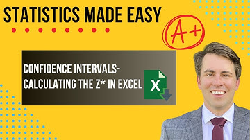 Calculating a Confidence Interval in Excel: EASY Tutorial