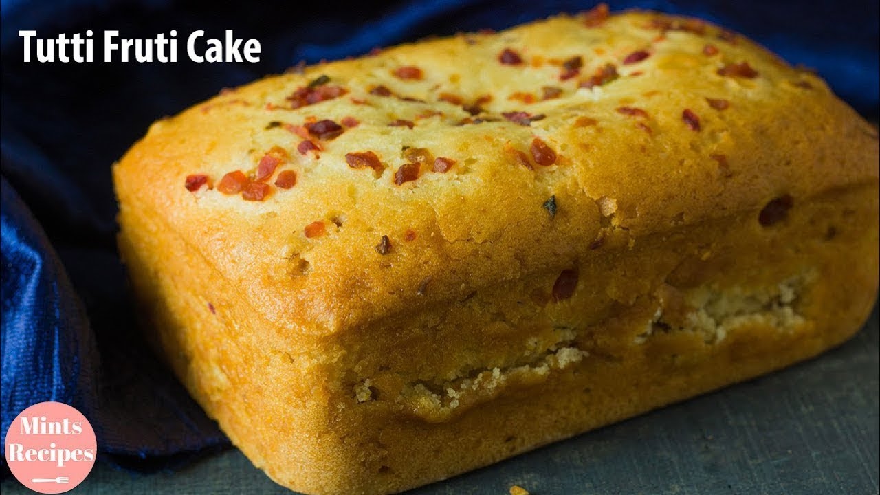 Tutti Frutti Cake Recipe In Hindi | दही से बना टूटी फ्रूटी केक | MintsRecipes