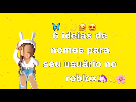 Nomes masculinos e femininos para Roblox!