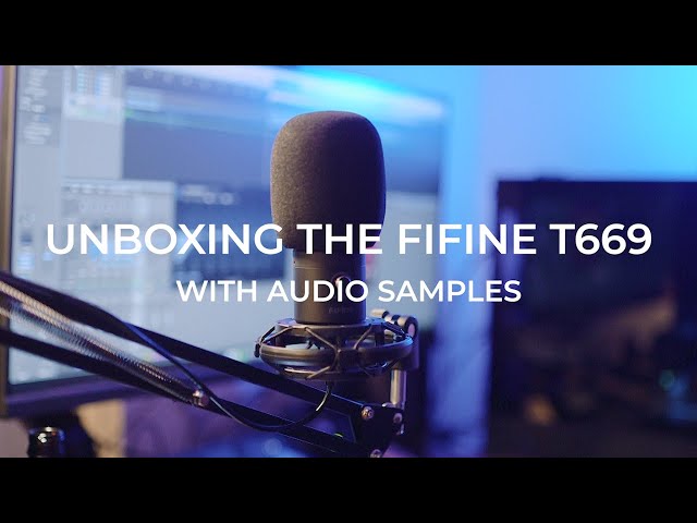 FiFine T669 Review: Unboxing / Installation / Sound Test vs. Blue