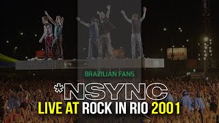 *NSYNC in Brazil singing BEE GEE'S (Rock in Rio 2001)