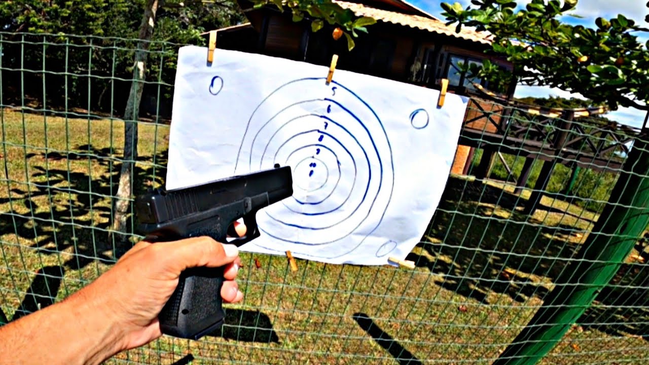 TREINAMENTO DE TIRO AO ALVO COM AIRSOFT!!! YouTube