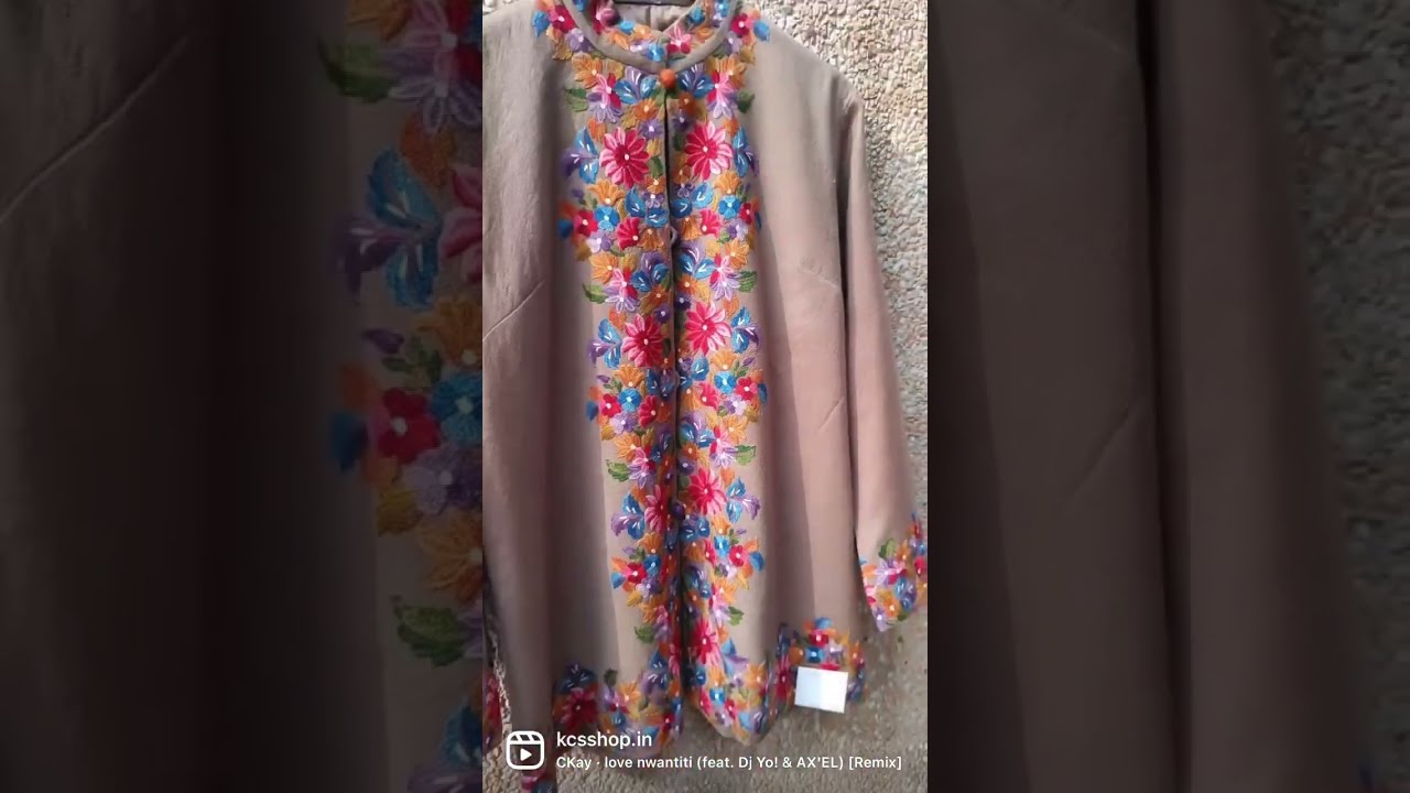 Hand Embroidery Jackets Made in Kashmir | Paper-Mâché | Ari | Pure Wool