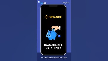 How to stake Filecoin with Filliquid | Binance