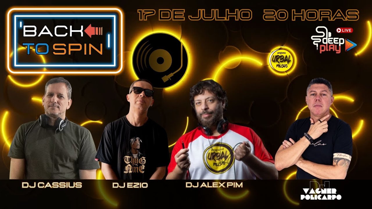 Deep Play VJs - Programa Back To Spin, tudo na ponta da agulha. 🔊 🔥 VINIL 🔥