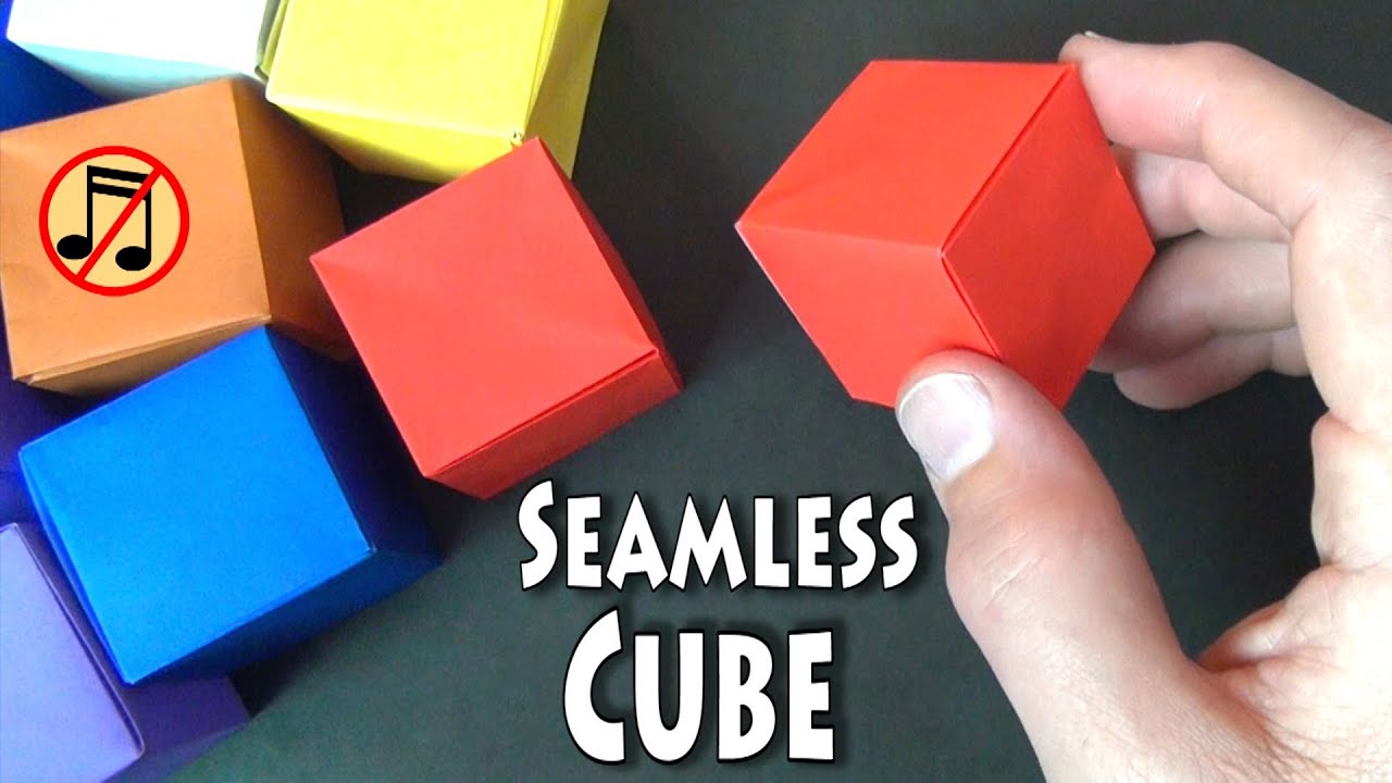 Origami Seamless Cube (no music) YouTube