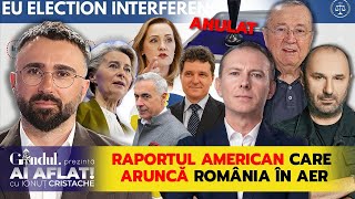 Cristoiu,Tucă și Cîțu - Raportul american produce cutremur în România / Ai aflat! Cu Ionuț Cristache