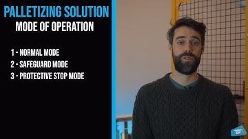 Robot tutorial - The Robotiq Palletizing Solution safety features
