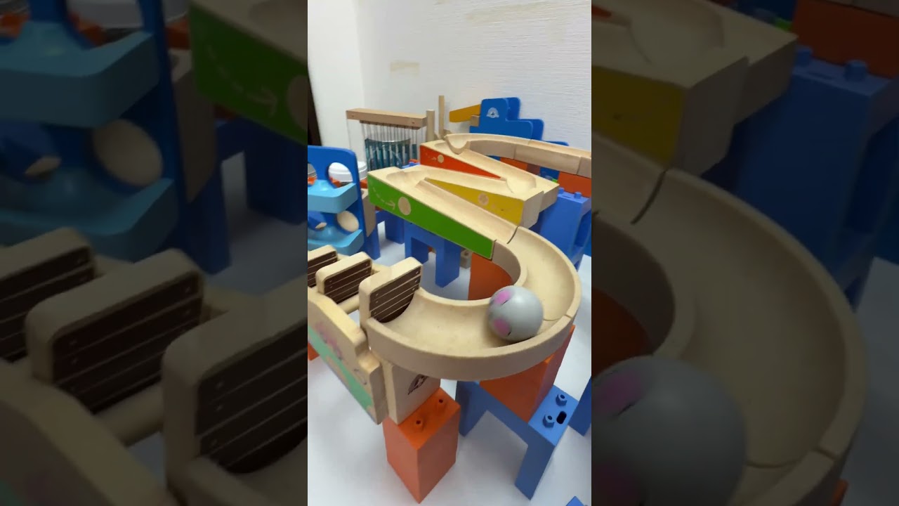 マーブルランレース Trix Track and HABA mixed course 169 #マーブルラン #marblerun #marblesrace #ビー玉転がし #TrixTrack