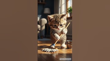 Emotional Little Kitten Crying on First Day at School 😭 #ai #shorts #cat #catshorts #emotionalstory