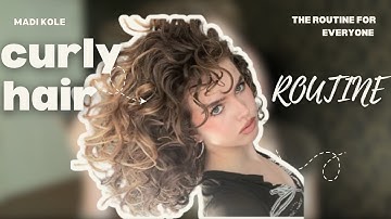 CURLY HAIR ROUTINE FOR EVERYONE | the PERFECT diverse routine for ALL curl types 