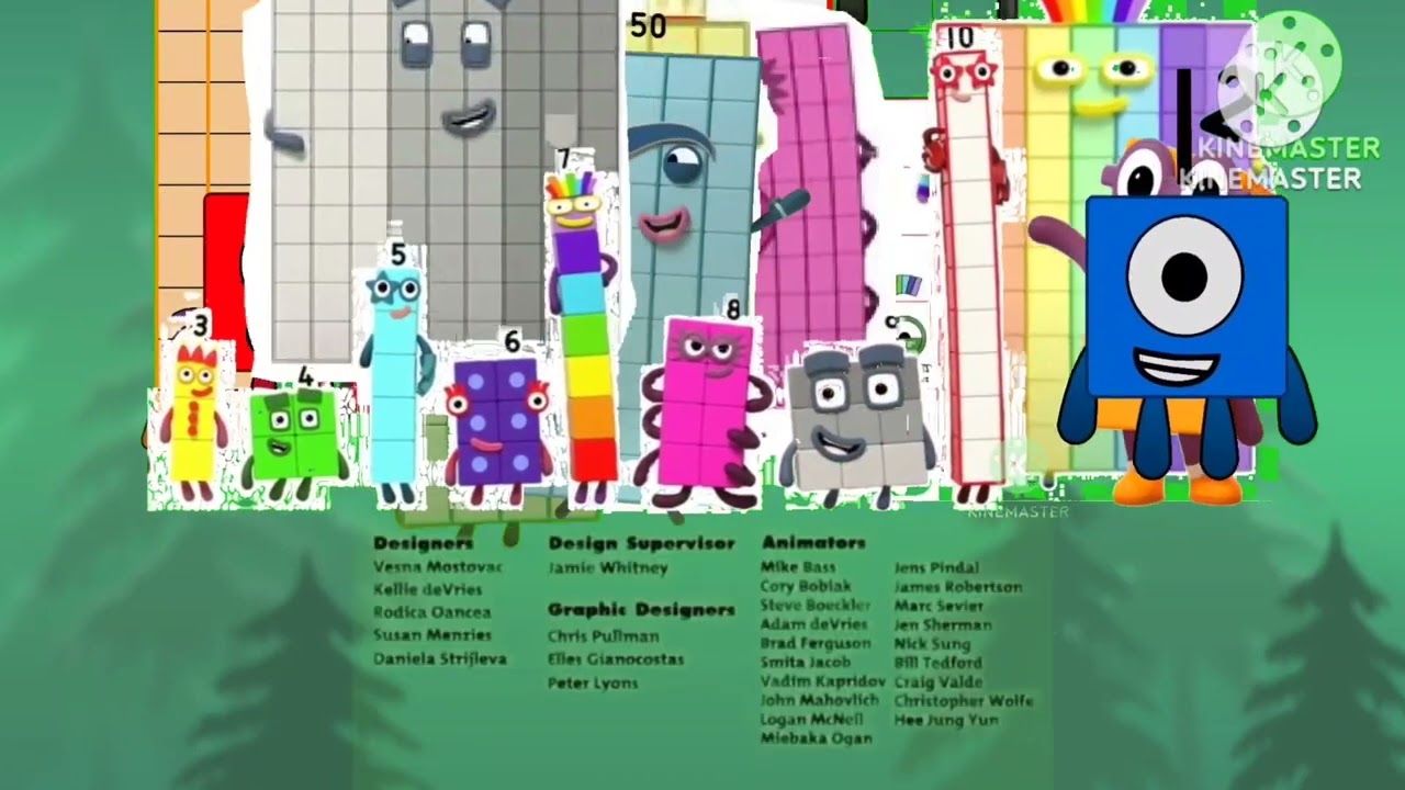 NumberBlock in the Big City Credits