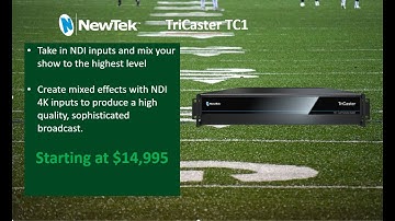 NewTek TriCaster TC1- Videoguys Will Help You Fin a Local Dealer