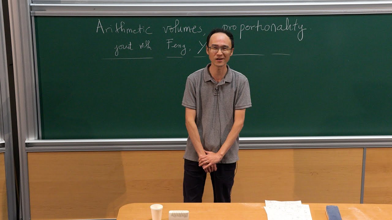 Wei Zhang - Proportionality and the arithmetic volumes of Shimura varieties and the moduli of (...)