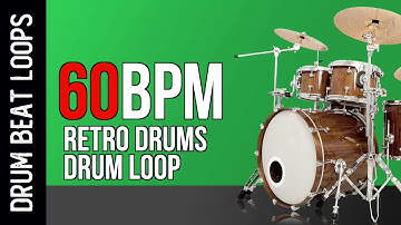60 BPM TIGHT DRUM LOOP - DRUM LOOPS for PRACTICE