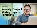 The weekly project status report template that saves you time