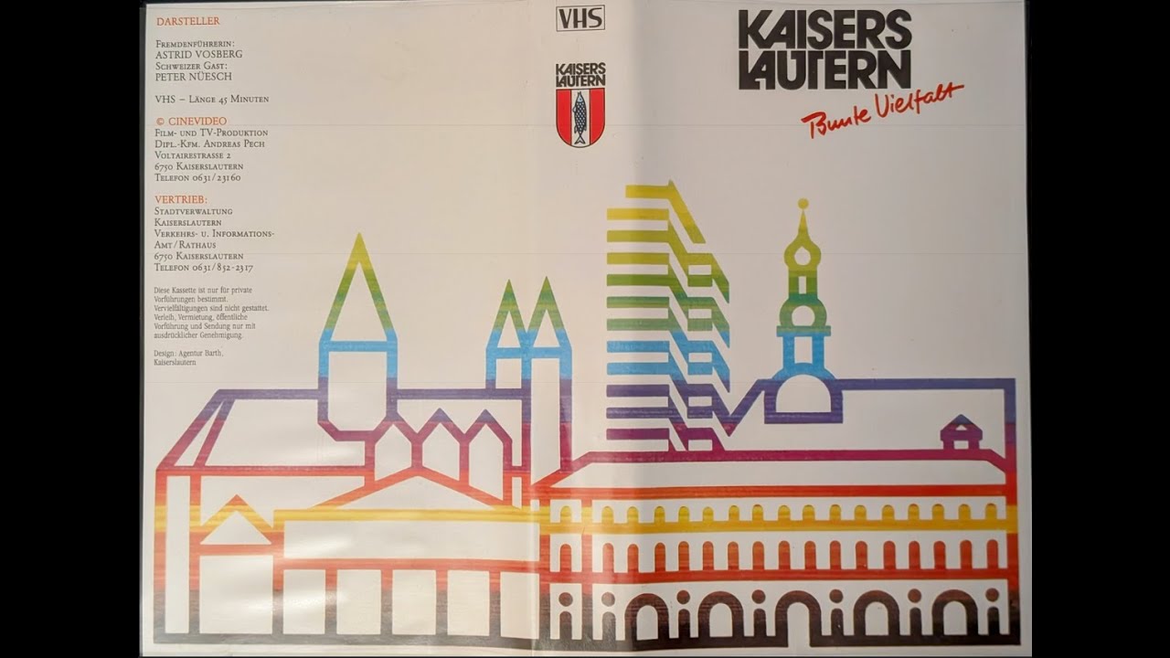 Early 1990s Kaiserslautern tourism video - 