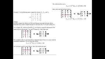 ECE, ESLA, 18EC44, Module 5, Cofactors and Cramer