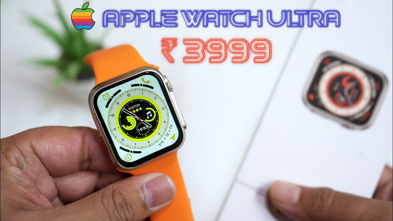 Apple Watch Ultra Clone in Just Rs.3999 😱 Z59 Ultra Smartwatch Review