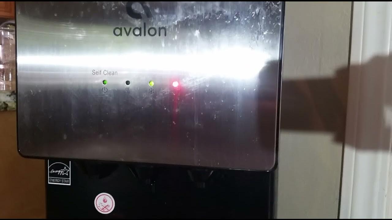 Reset Filter Light on Avalon Bottleless Water Dispenser - YouTube