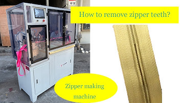 Nylon zipper gapping machine fore make zipper machine