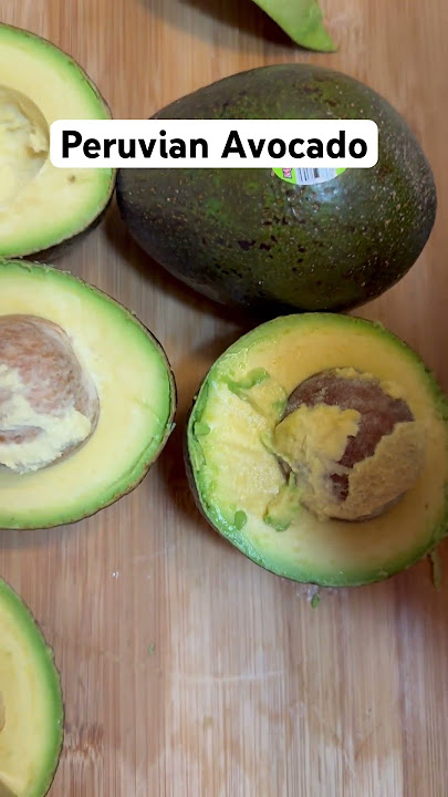 Peruvian Avocado Taste Test #avocado #garden #food #fyp #viral #shorts