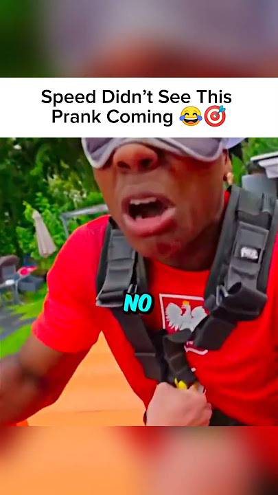 Speed Didn’t See This Prank Coming 😂🎯 #shorts #ishowspeed