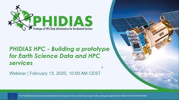 Webinar: PHIDIAS HPC  Building a prototype for Earth Science Data and HPC Services