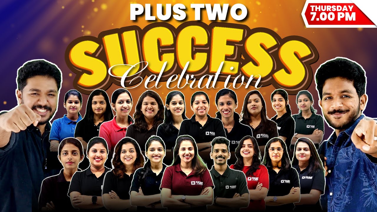 PLUS TWO SUCCESS CELEBRATION | DON'T MISS IT | THURSDAY @7:00 PM - YouTube