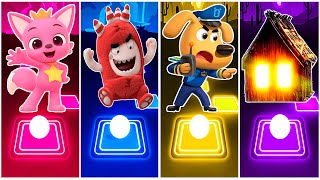 Pinkfong 🆚 Oddbods Fuse 🆚 Sheriff Labrador 🆚 House Head.🎶 Who Is Best?