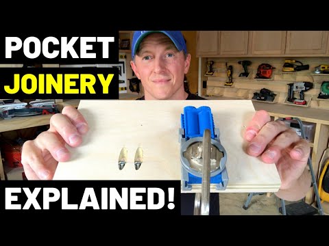 Pocket Holes / Pocket Screws EXPLAINED!! (How Pocket Joinery Works--Kreg Pocket Jigs--PROS AND CONS)