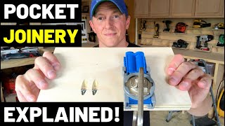 Pocket Holes / Pocket Screws EXPLAINED!! (How Pocket Joinery WorksKreg Pocket JigsPROS AND CONS)