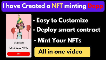 Created NFT minting dapp to mint 10,000 nfts | minting website Tutorial