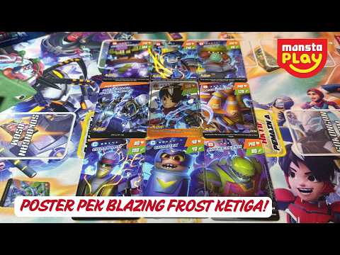 Poster Ketiga Blazing Frost: Mechamato, Maskmara, Maskmana & Rocket Fish