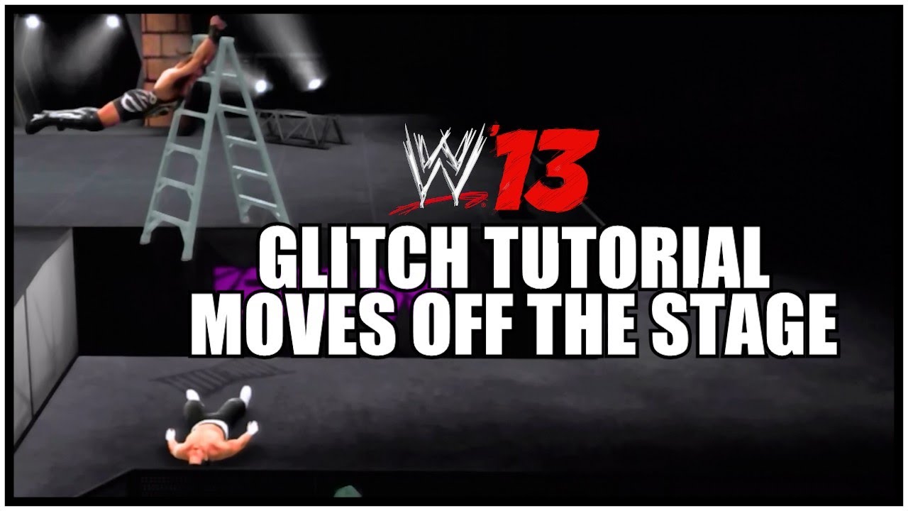 WWE 13 - Glitch Tutorial: How To Do Moves Off The Stage & Get In Crowd