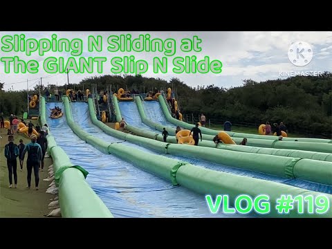 Slipping N Sliding at The GIANT Slip N Slide | VLOG #119 | 13/08/23