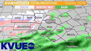 Live Radar: Tracking the potential for wintry mix in the Austin area | KVUE screenshot 2