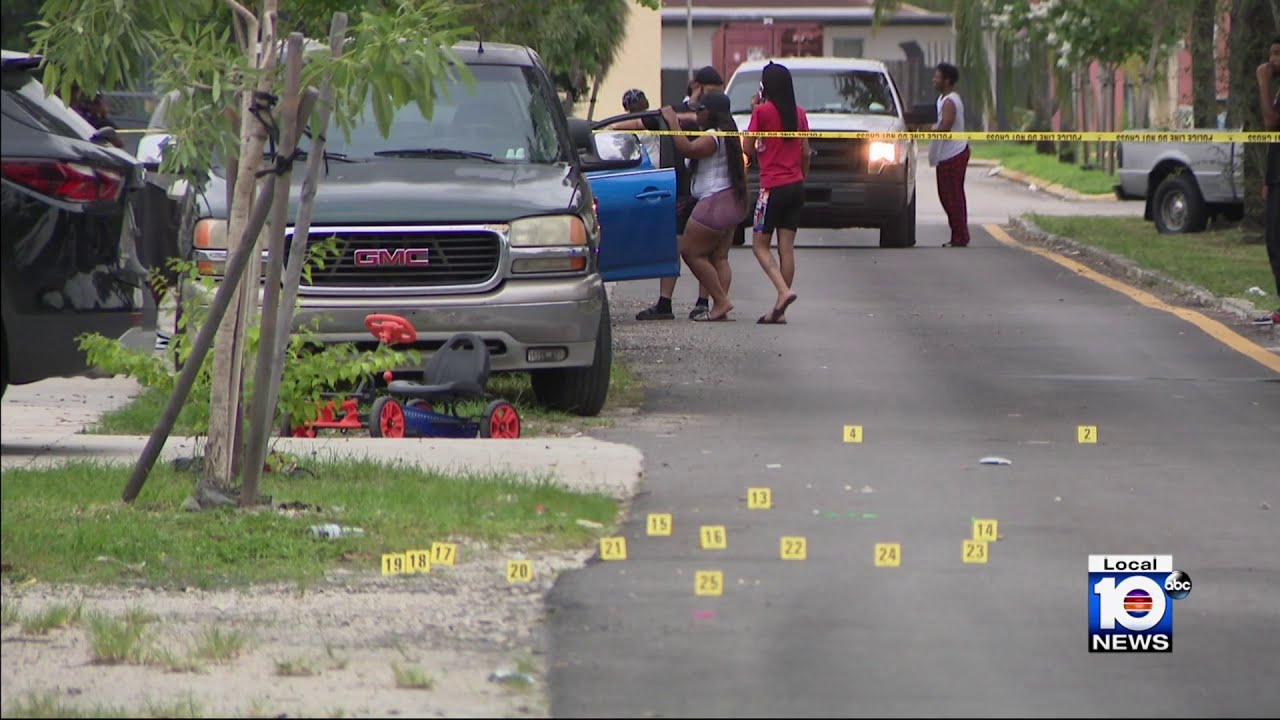 2 people hospitalized after apparent shooting in Opa-locka - YouTube