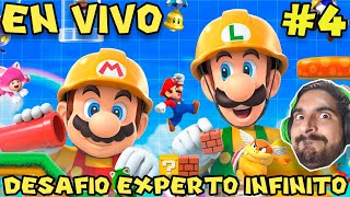 🔴 DESAFÍO EXPERTO INFINITO MARIO MAKER 2 ¡EN VIVO! (#4)  - Pepe el Mago Juega