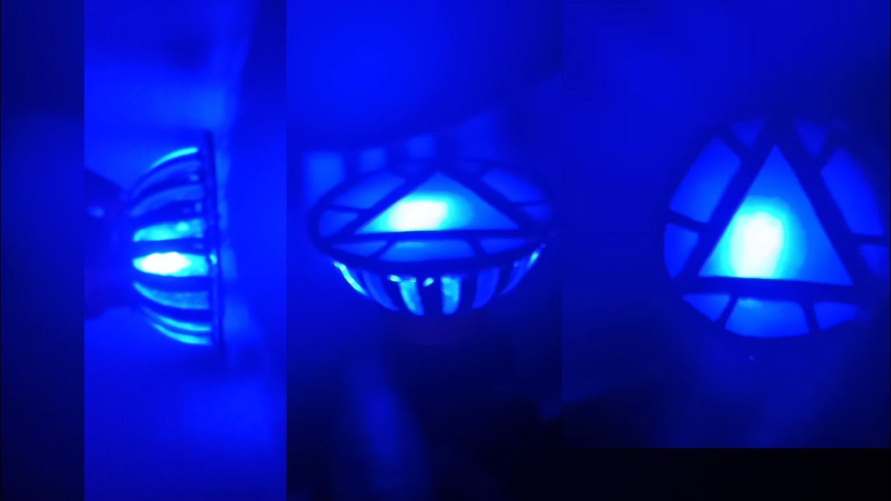 How to make a iron man ARC REACTOR|| simple craft
