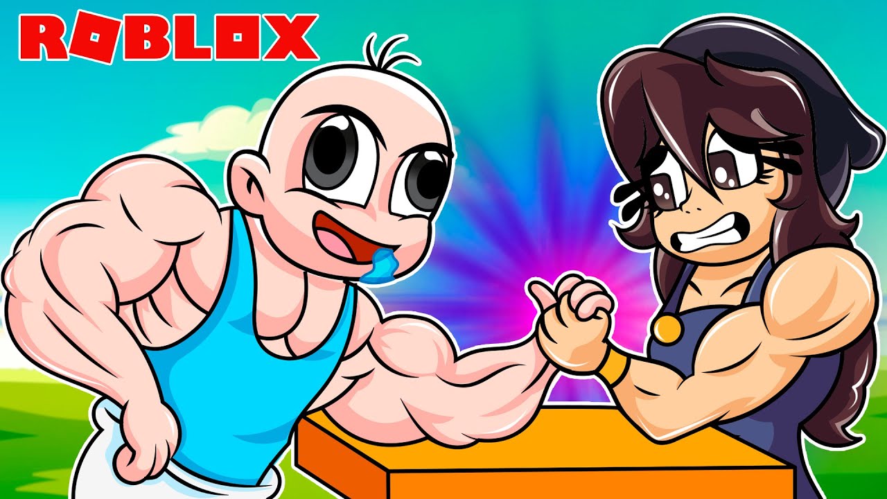 ¡BEBÉ NOOB en el SIMULADOR DE VENCIDAS en Roblox! 💪🏆con BEBE NOOBSI