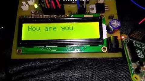 LCD 16x2 Interface with Raspberry pi