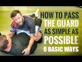 Jiu-Jitsu Guard Passes | 6 Basic but Effective Guard Passes for Gi or No Gi