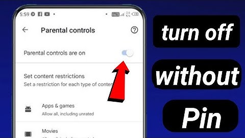 How to remove Parental control on google account without pin  ( 2024 )