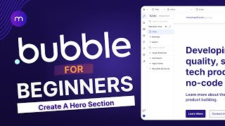 Bubble.io Tutorial for Beginners 2026: Create a Hero Section with Text, Images & Buttons