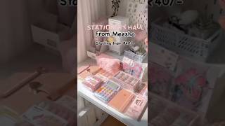 Pinteresty stationery haul ✨ Aesthetic &amp; budget finds from Meesho that make studying feel aesthetic