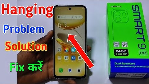 Infinix smart 9 HD me hanging problem kaise thik kare/how to remove animation in infinix smart 9 HD