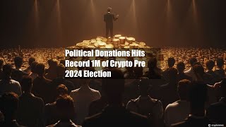 Political Donations Hits Record $91M of Crypto Pre 2024 Election